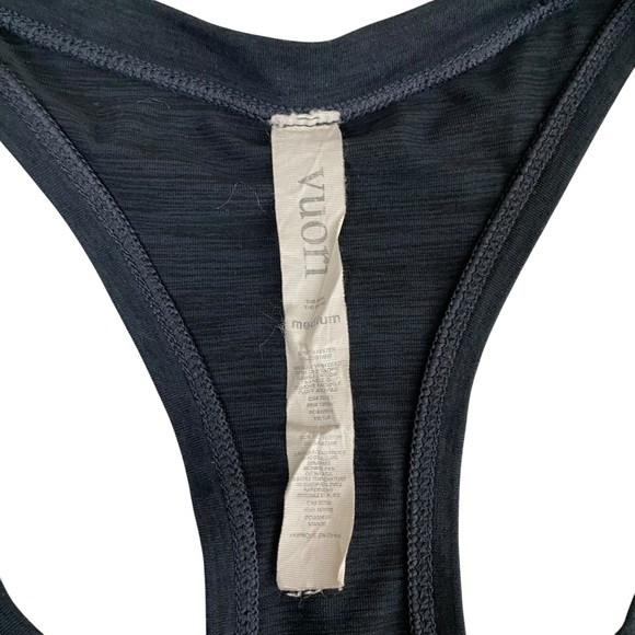 Vuori Lux Performance Racerback Tank Ink Heather Pelvic Love Graphic - Picture 8 of 13